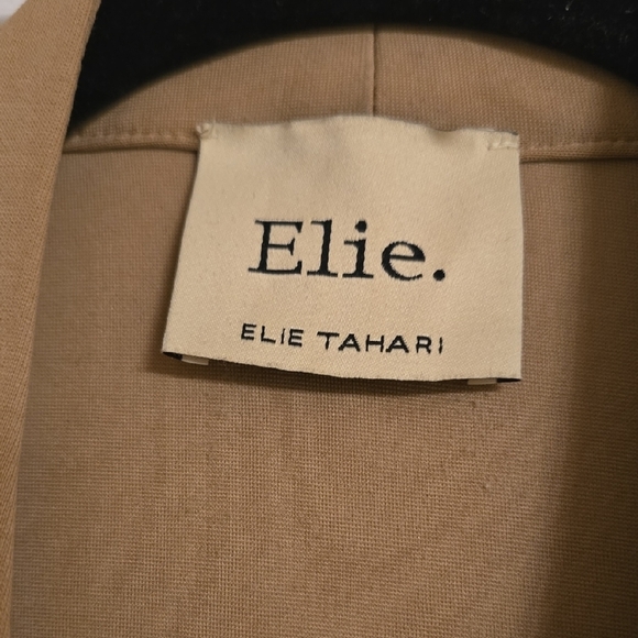 Elie Tahari Tan Blazer Modern Professional Jacket - Picture 2 of 14